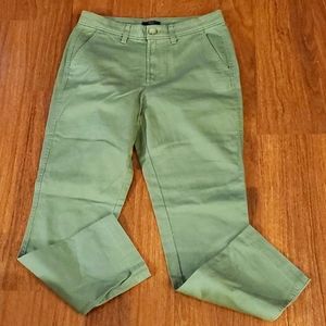 NWT J. Crew Women's Frosty Olive Khaki Pants - Size 0